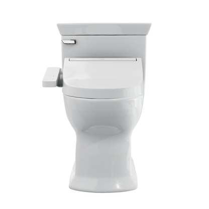 TOTO MW9643074CEFG#01 Washlet+ Soiree Elongated 1.28 Gpf Universal Height Toilet With C2 Bidet Seat - Cotton White