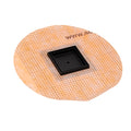 INFINITY DRAIN TLFS 5 BK TDLFS 5 5” x 5” Flanged Tile Drain Strainer with Factory Applied Schluter® Kerdi Membrane for 3/8" tile with 2” Throat in Matte Black
