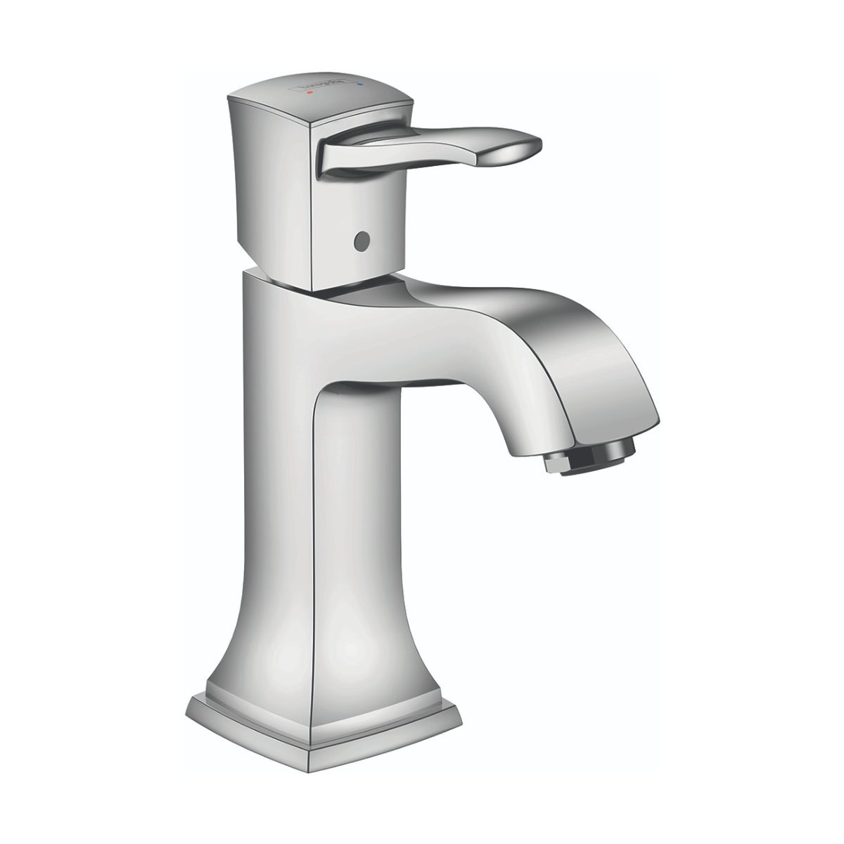 HANSGROHE 31300001 Metropol Classic Single-Hole Faucet 110 with Pop-Up Drain, 1.2 GPM - Chrome