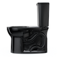 TOTO CST785CEF#51 Drake Transitional Two-Piece Round 1.28 GPF Universal Height TORNADO FLUSH Toilet , Ebony