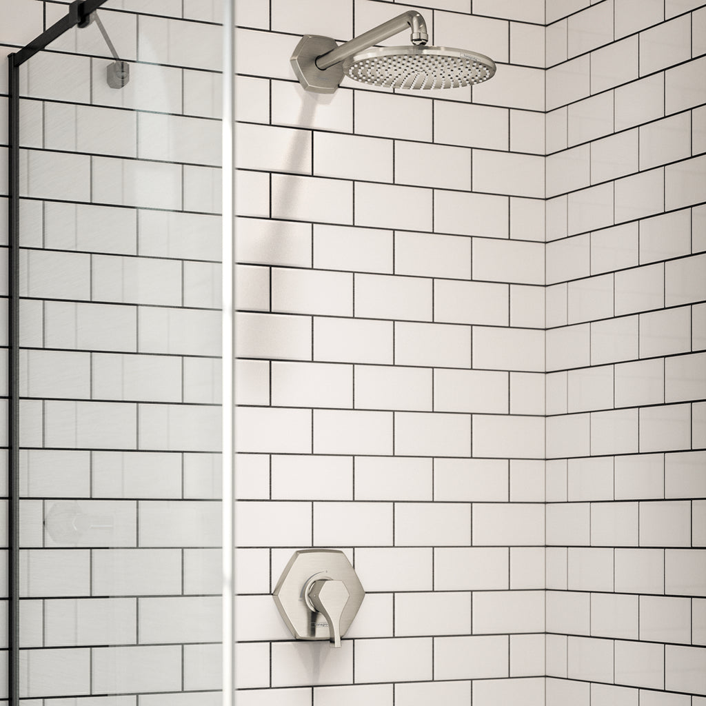 HANSGROHE 04823820 Locarno Showerhead 240 1-Jet, 2.5 GPM - Brushed Nickel