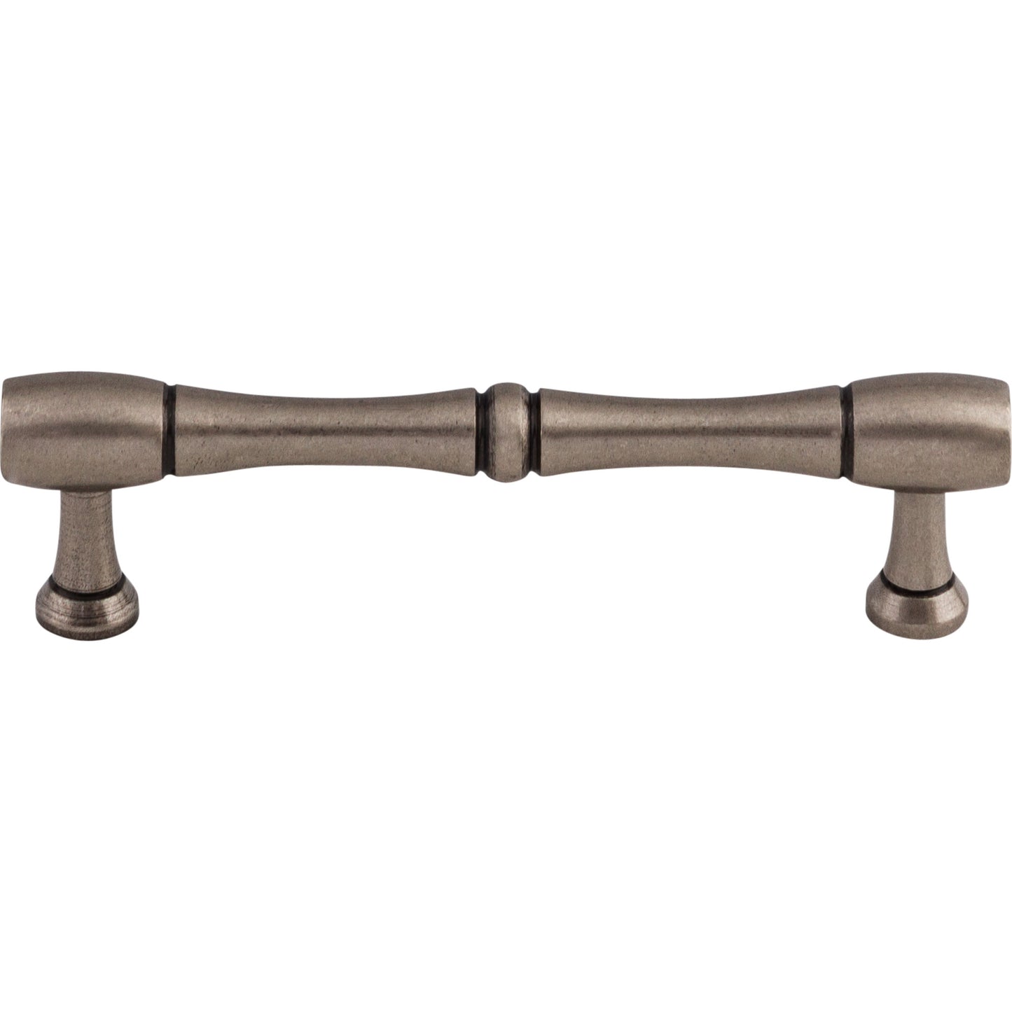 TOP KNOBS M727-96 Nouveau Bamboo 3 3/4" Center to Center Bar Pull , Pewter Antique