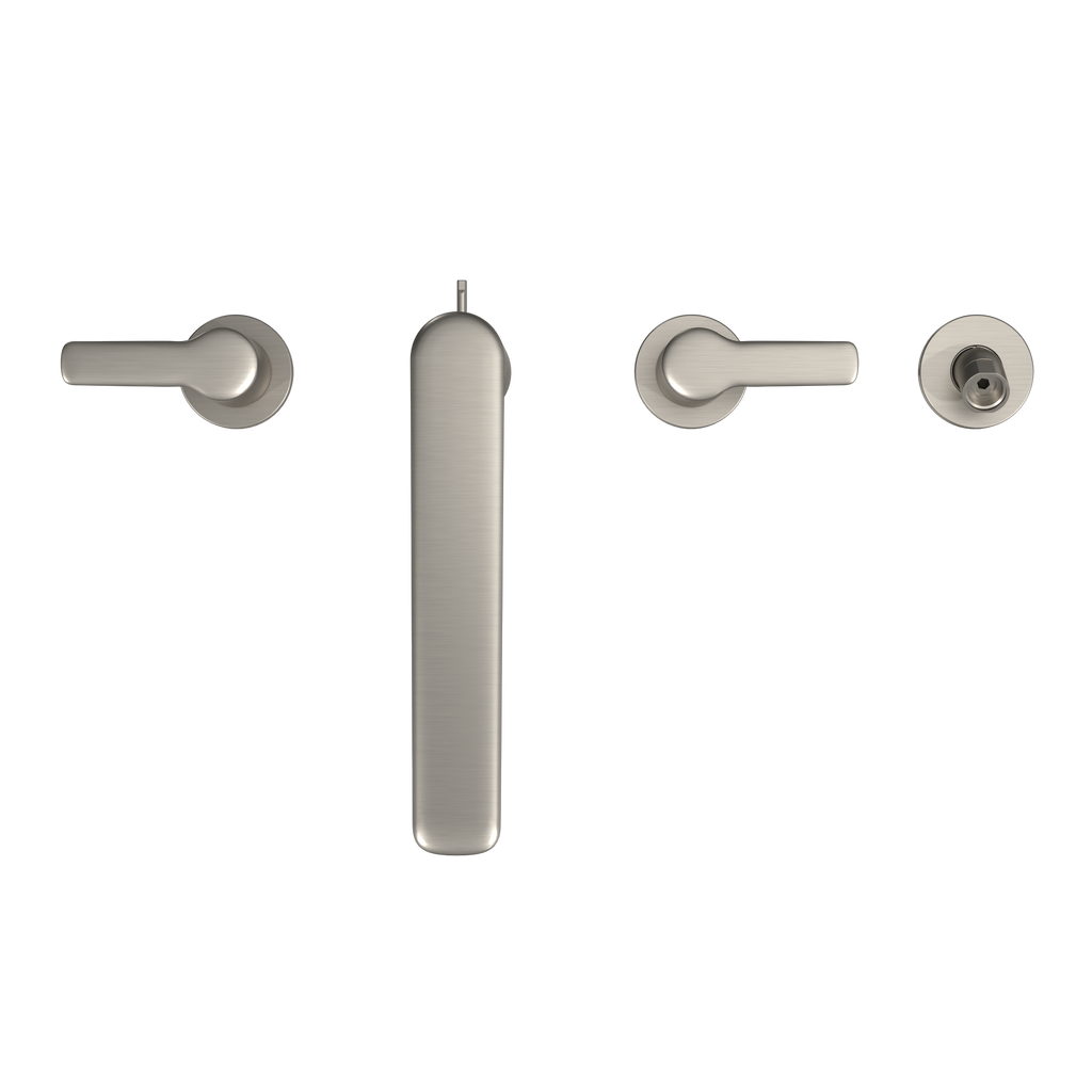 TOTO TBG03202U#BN Gs Four-Hole Deck-Mount Roman Tub Filler Trim With Handshower - Brushed Nickel