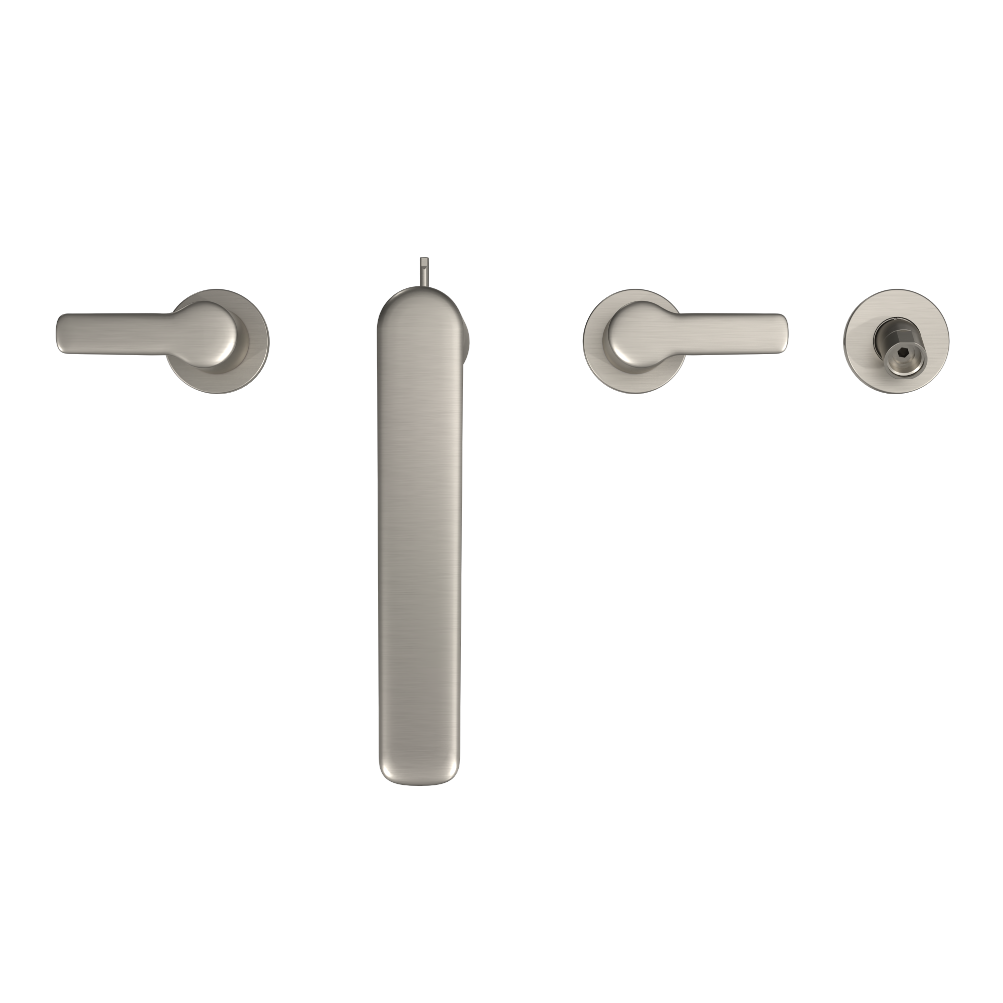 TOTO TBG03202U#BN Gs Four-Hole Deck-Mount Roman Tub Filler Trim With Handshower - Brushed Nickel