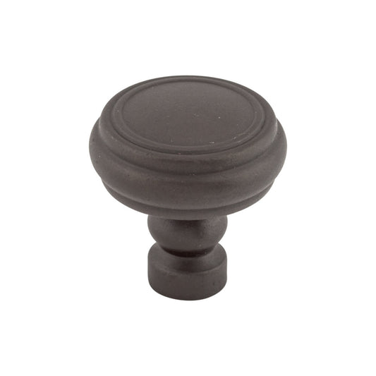 TOP KNOBS TK880SAB Brixton Rimmed 1 1/4" Diameter Round Knob - Sable