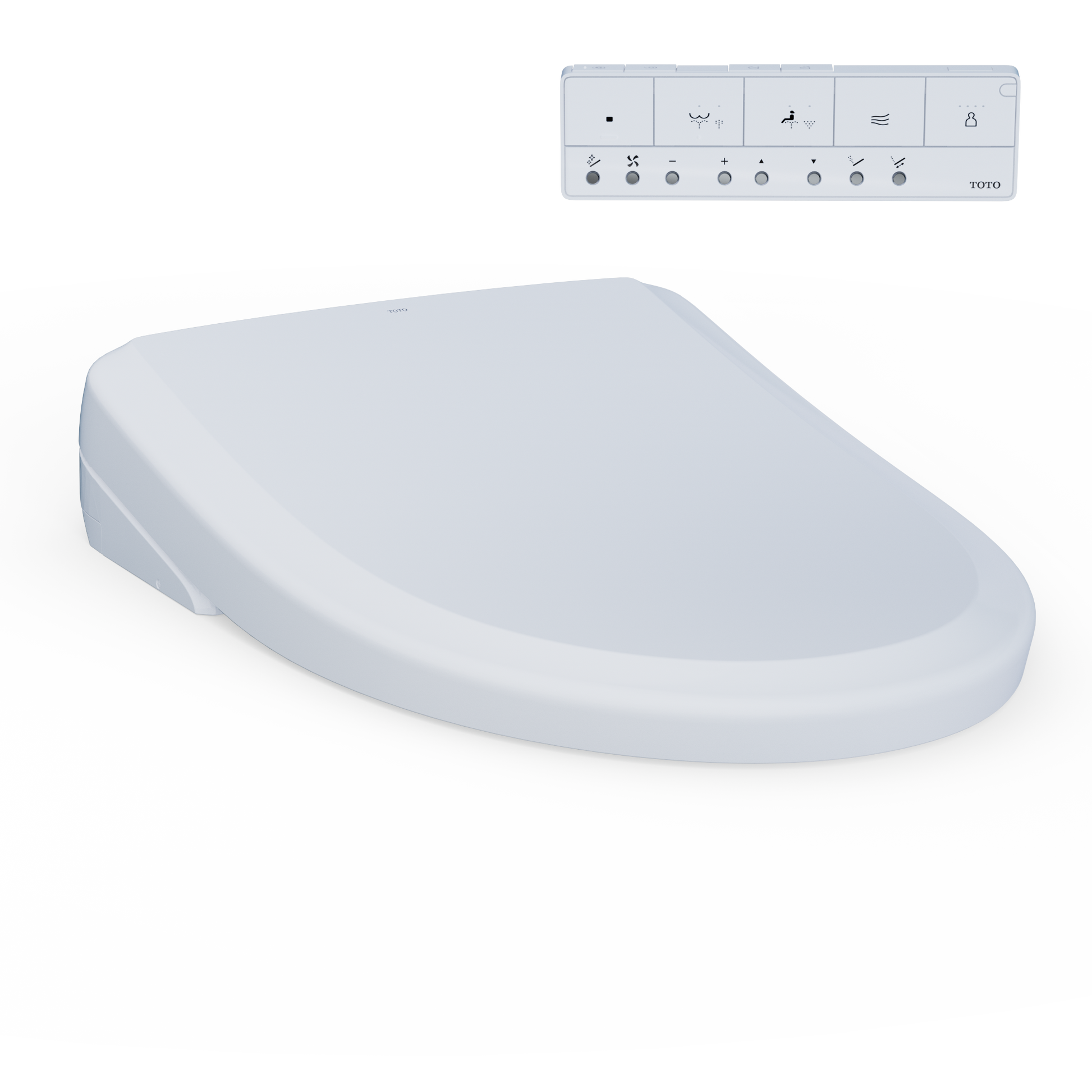 TOTO SW4734AT40#01 Washlet+ S7A Electronic Bidet Toilet Seat - Cotton White