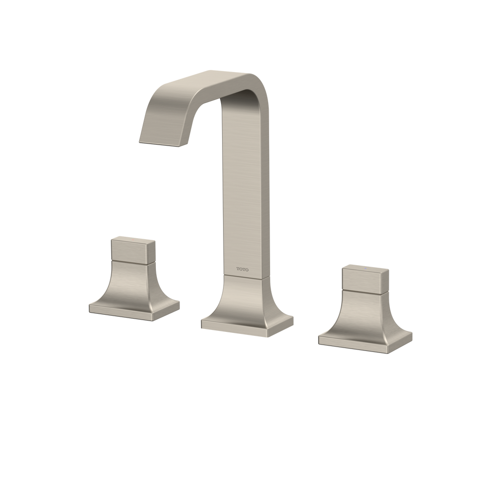 TOTO TLG08201U#BN Gc 1.2 Gpm Two Handle Widespread Bathroom Sink Faucet - Brushed Nickel