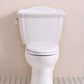 TOTO CST754EF#01 Eco Dartmouth Two-Piece Elongated 1.28 GPF Universal Height Toilet , Cotton White