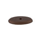 TOP KNOBS M1443 Aspen Oval Knob Backplate - Mahogany Bronze