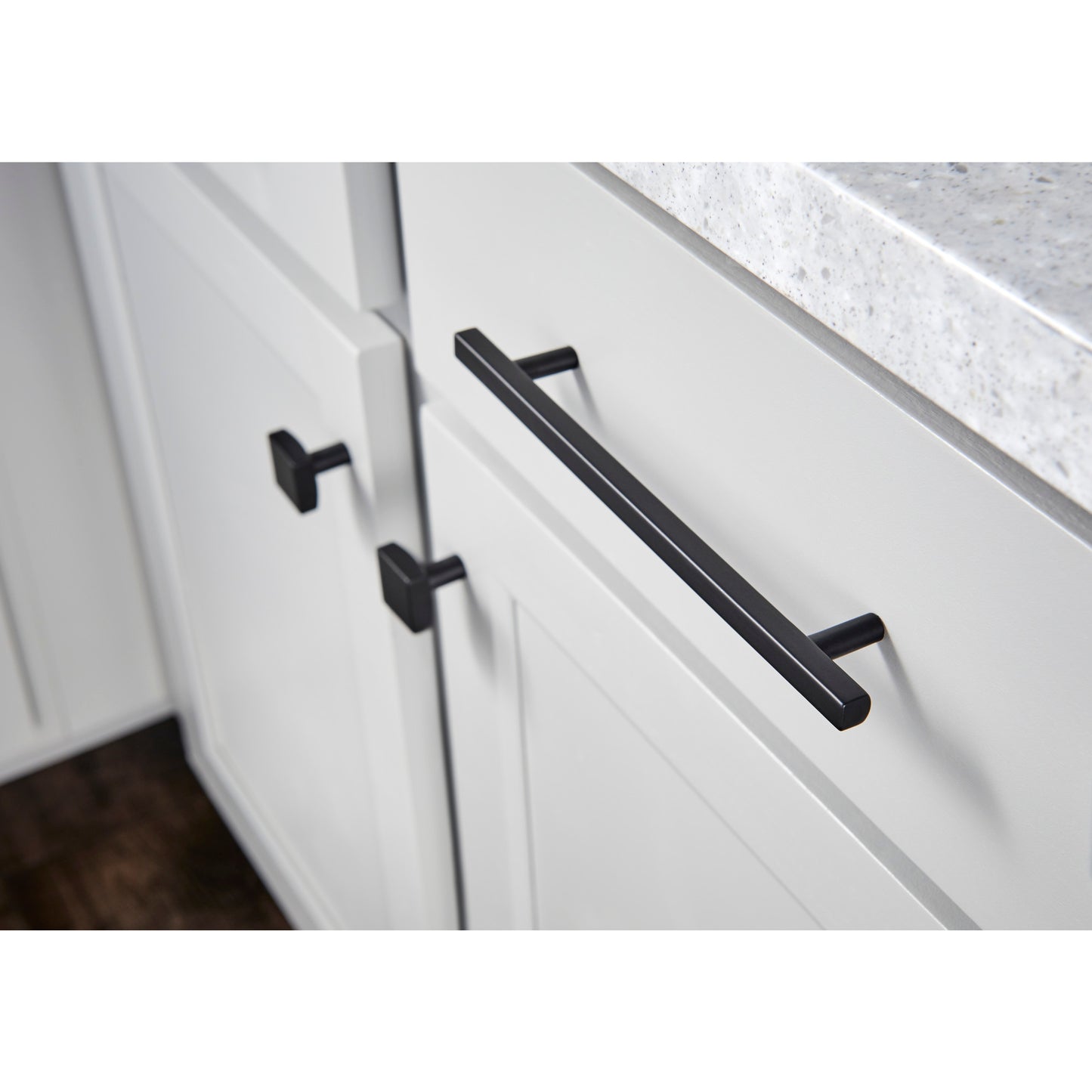 JEFFREY ALEXANDER 845-12MB Dominique 12" Center-to-Center Appliance Pull - Matte Black