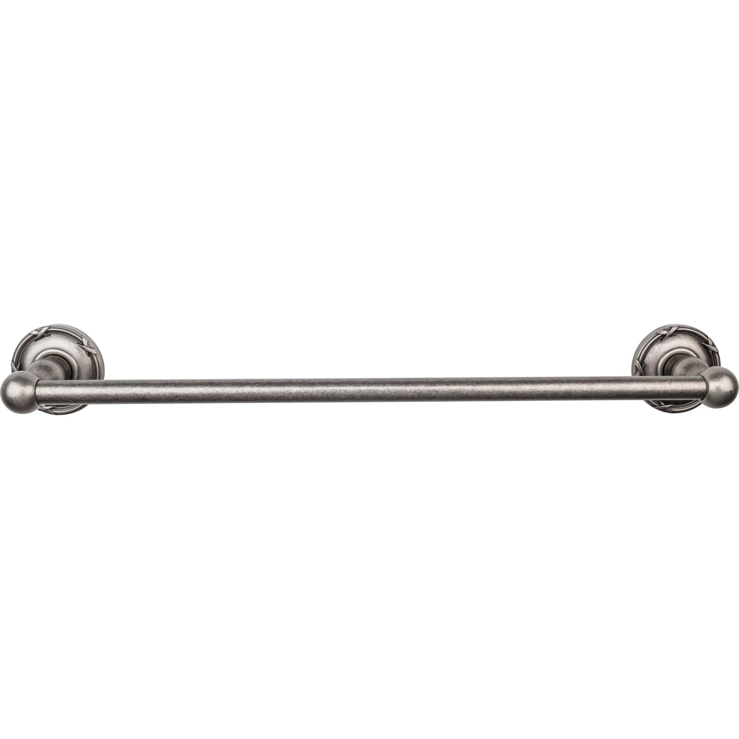 TOP KNOBS ED6APE TOP BATH (R) Edwardian Bath Single 20 1/2" Wall Mounted Towel Bar - Antique Pewter