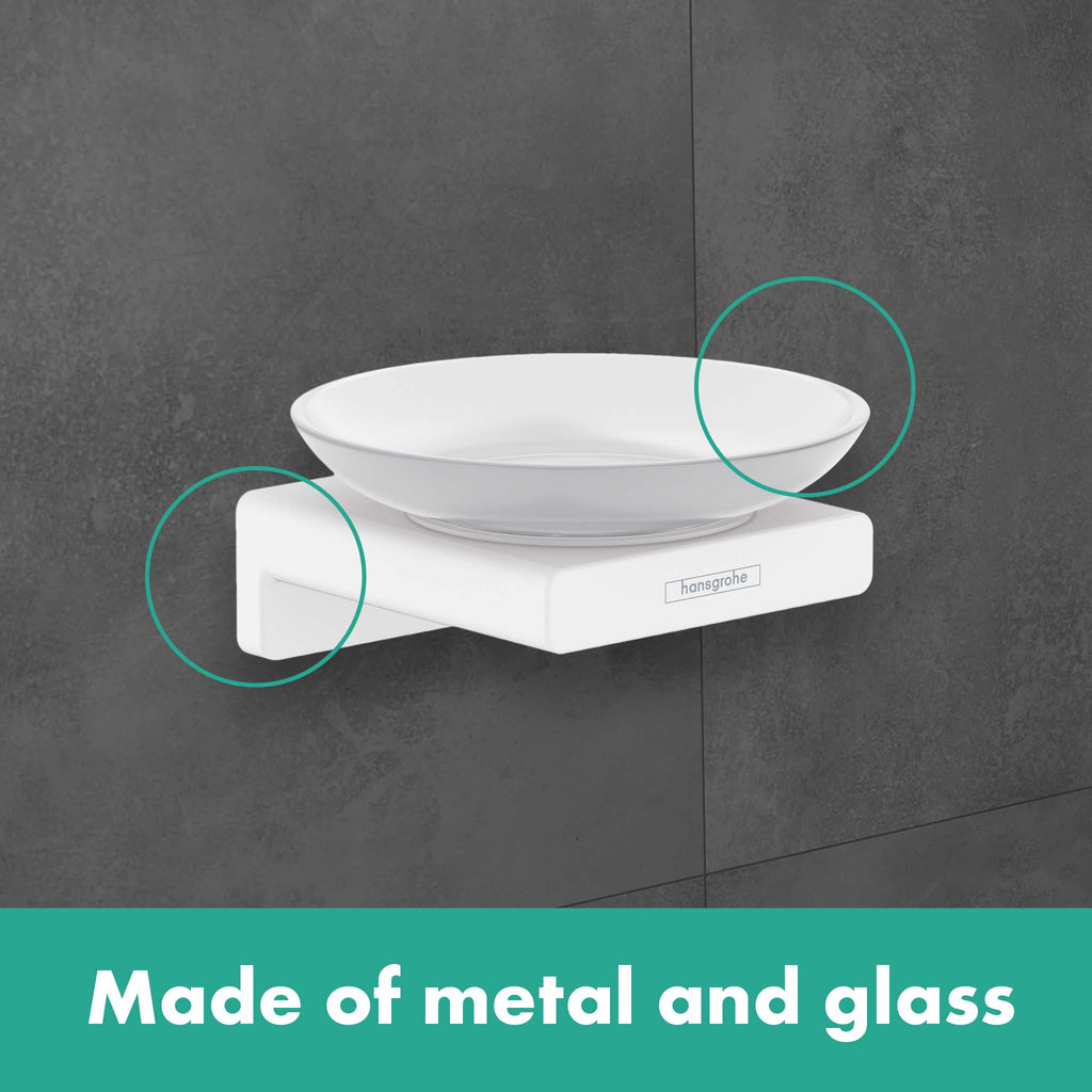 HANSGROHE 41746340 AddStoris Soap dish - Brushed Black Chrome