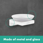 HANSGROHE 41746340 AddStoris Soap dish - Brushed Black Chrome
