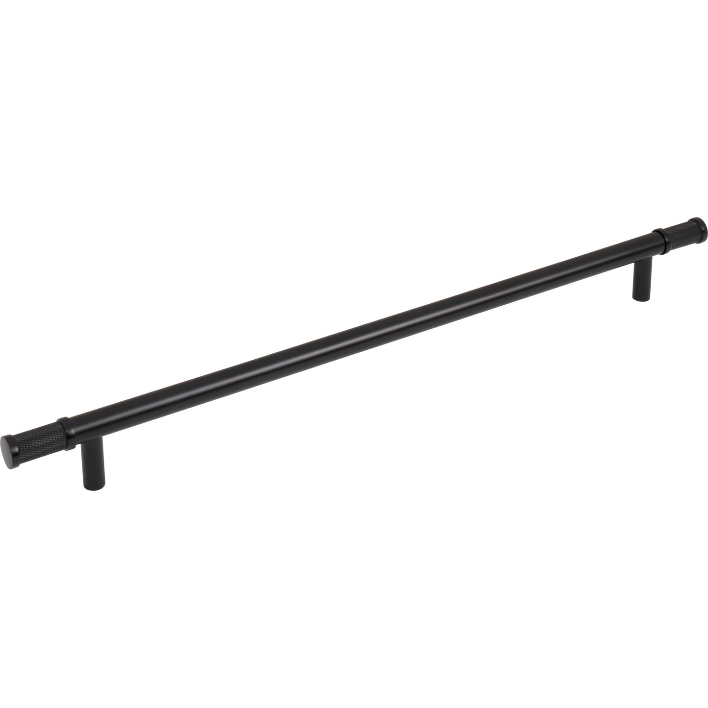 TOP KNOBS TK3237BLK Burnham 12" Center to Center Bar Pull - Flat Black