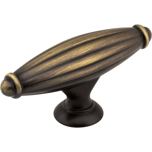 JEFFREY ALEXANDER 618ABSB Glenmore 2-5/8" Length Bar Knob , Antique Brushed Satin Brass