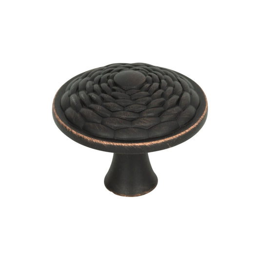 ATLAS 236-VB Mandalay 1-5/16" Diameter Round Knob , Venetian Bronze