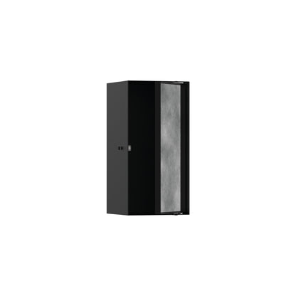 HANSGROHE 56088670 XtraStoris Rock Wall Niche with Tileable Door 12"x 6"x 5.5" - Matte Black