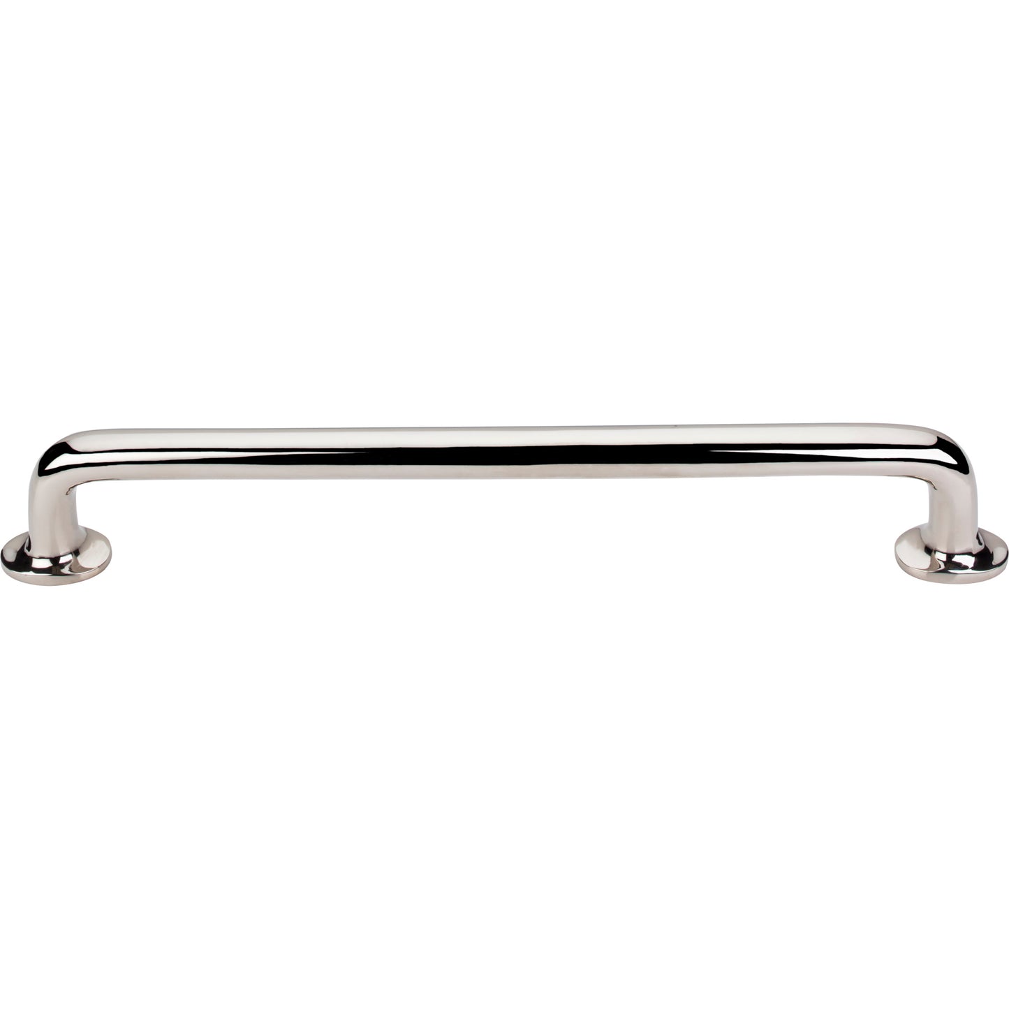 TOP KNOBS M2001 Aspen II Rounded 18" Center to Center Appliance Pull - Polished Nickel