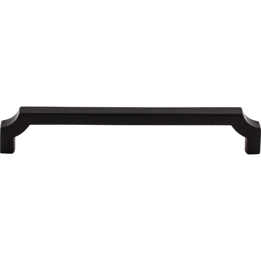 TOP KNOBS TK3023BLK Davenport 6 5/16" Center to Center Bar Pull , Flat Black