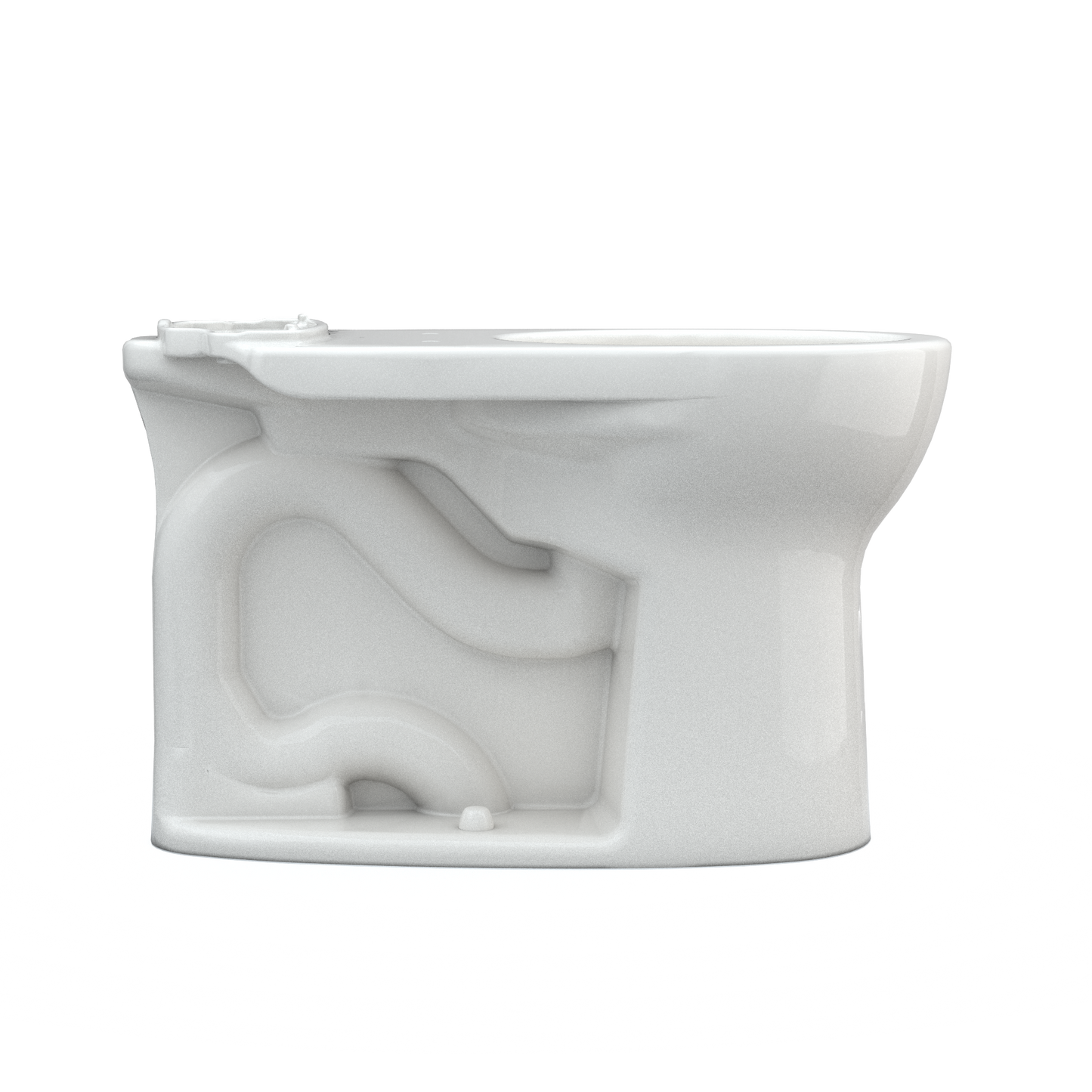 TOTO C775CEFG#11 Drake Round Tornado Flush Toilet Bowl With Cefiontect - Colonial White