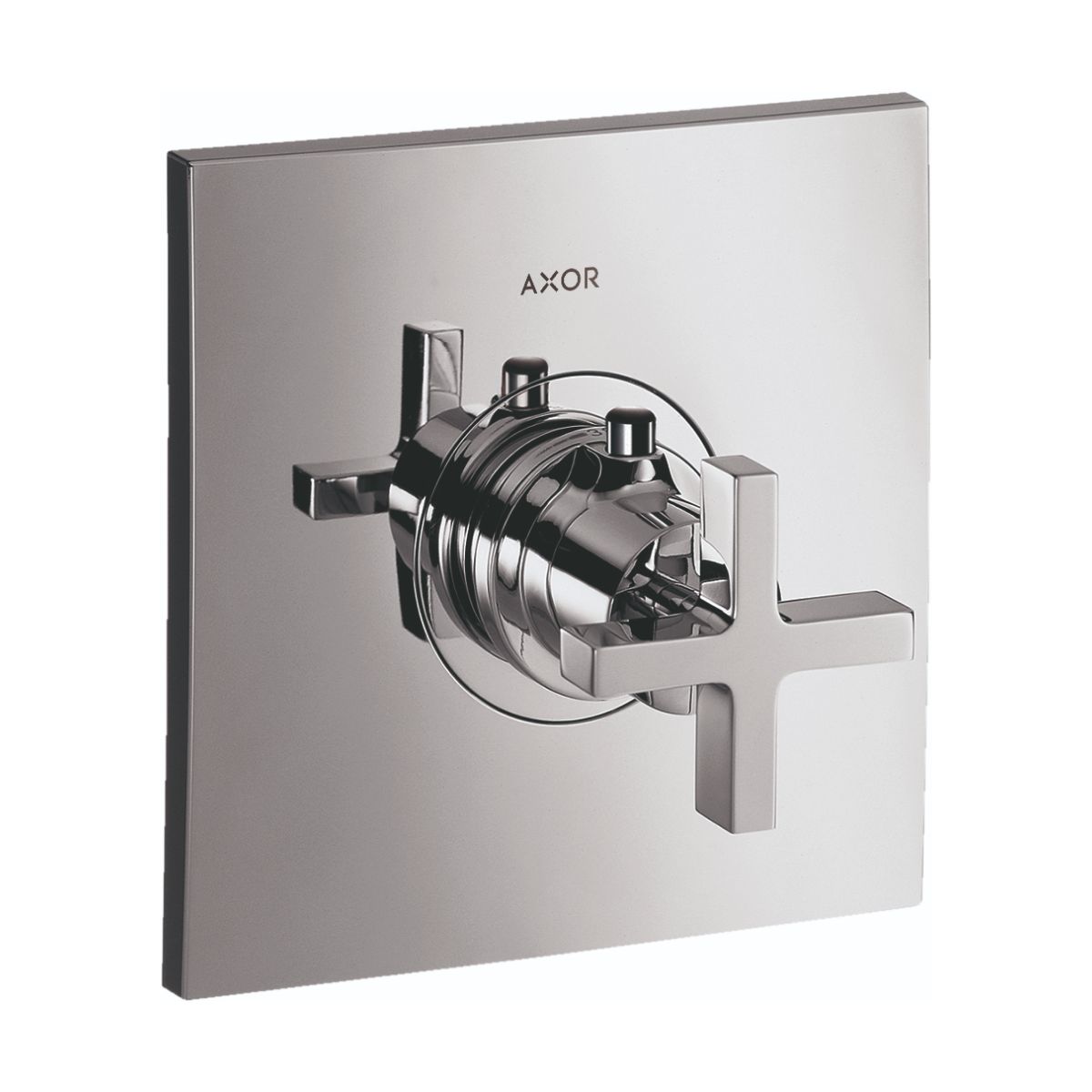 AXOR 39716001 Citterio Thermostatic Trim HighFlow with Cross Handle - Chrome