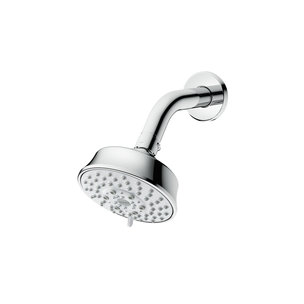 TOTO TBW03001U4#CP L Series 1.75 Gpm Multifunction 4 Inch Classic Round Showerhead - Polished Chrome