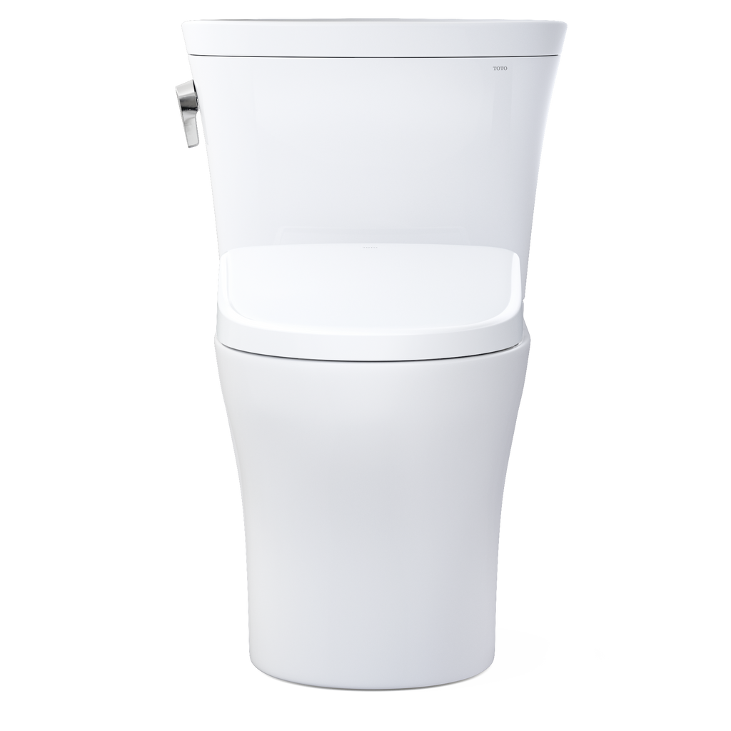 TOTO MW4484736CEMFGN#01 Washlet+ Aquia Iv Arc Two-Piece Elongated Dual Flush 1.28 And 0.9 Gpf Toilet With S7A Contemporary Bidet Seat - Cotton White
