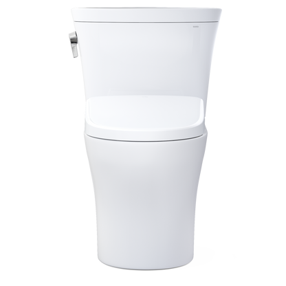 TOTO MW4484726CEMFGN#01 Washlet+ Aquia Iv Arc Two-Piece Elongated Dual Flush 1.28 And 0.9 Gpf Toilet With S7 Contemporary Bidet Seat - Cotton White