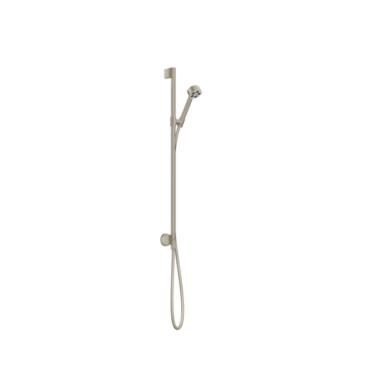 AXOR ONE Wallbar Set 75 1-Jet with Wall Outlet, 2.5 GPM in Brushed Nickel