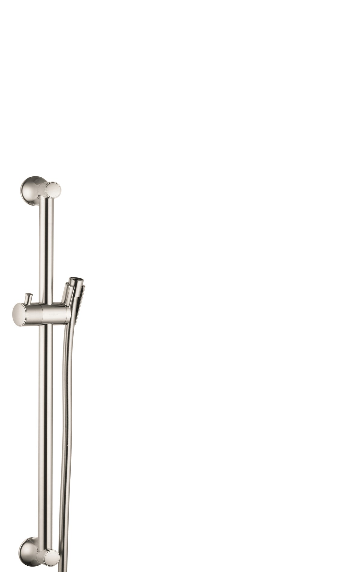 HANSGROHE 27617820 Unica Wallbar Classic, 24" - Brushed Nickel