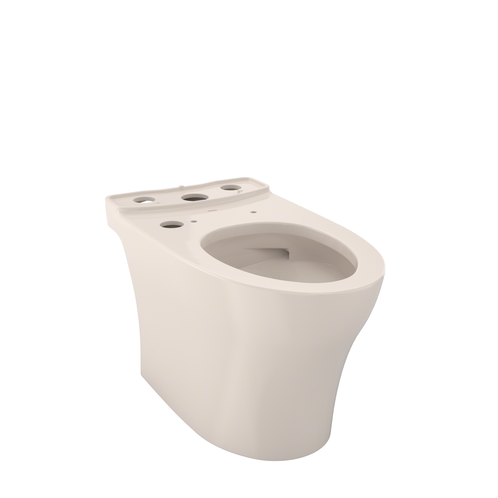 TOTO CT446CEFGNT40#12 Aquia Iv Elongated Universal Height Skirted Toilet Bowl With Cefiontect - Sedona Beige