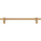 JEFFREY ALEXANDER 698-18SBZ Larkin Knurled Ends 18" Center-to-Center Appliance Pull - Satin Bronze