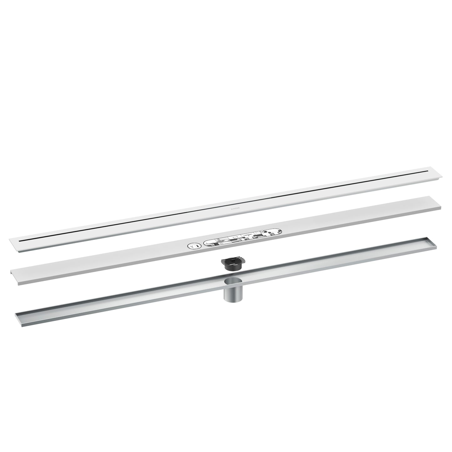 AXOR 42524701 Drains Floor Installation 47 1/4" - Matte White