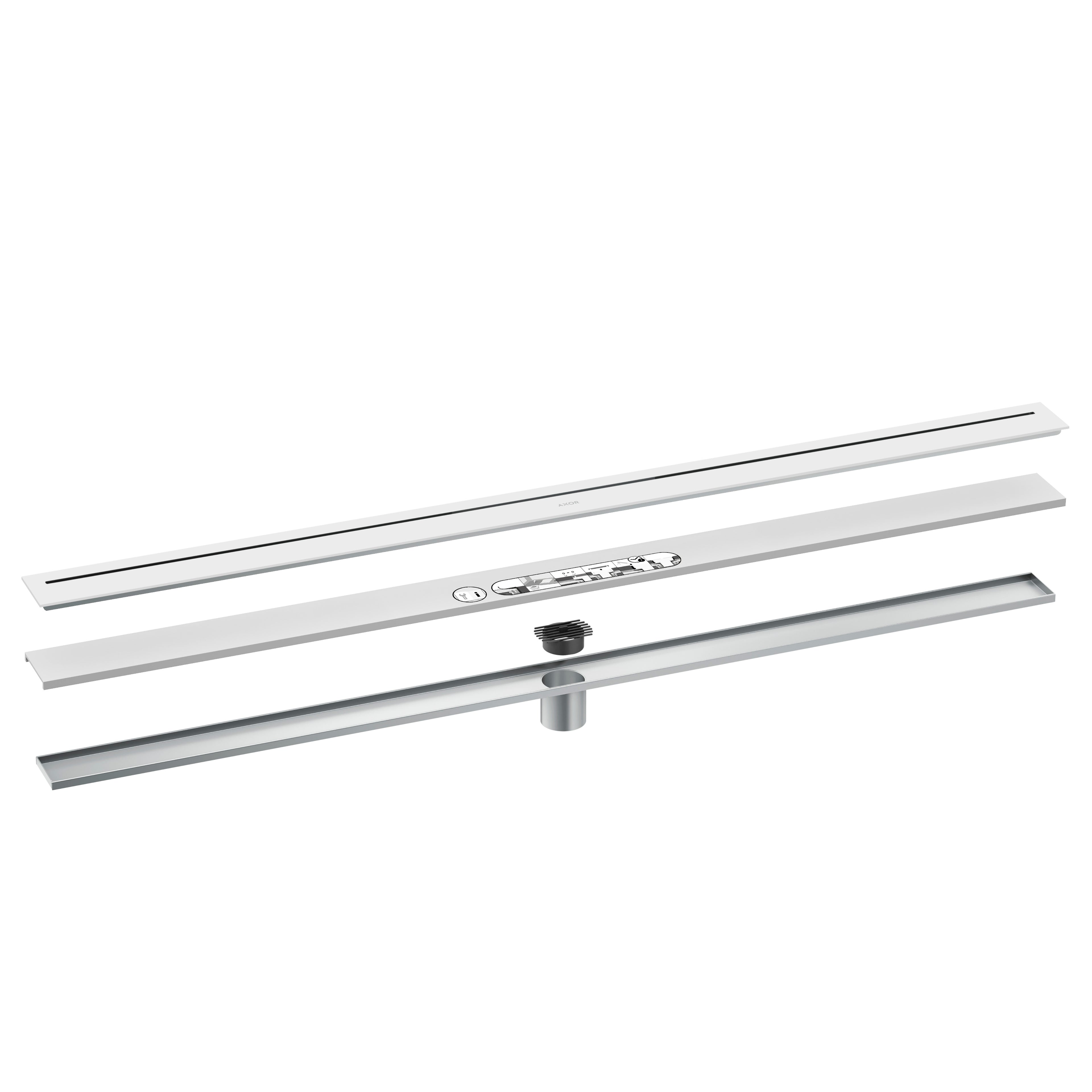 AXOR 42524701 Drains Floor Installation 47 1/4" - Matte White