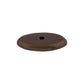 TOP KNOBS M1438 Aspen Oval Knob Backplate - Mahogany Bronze