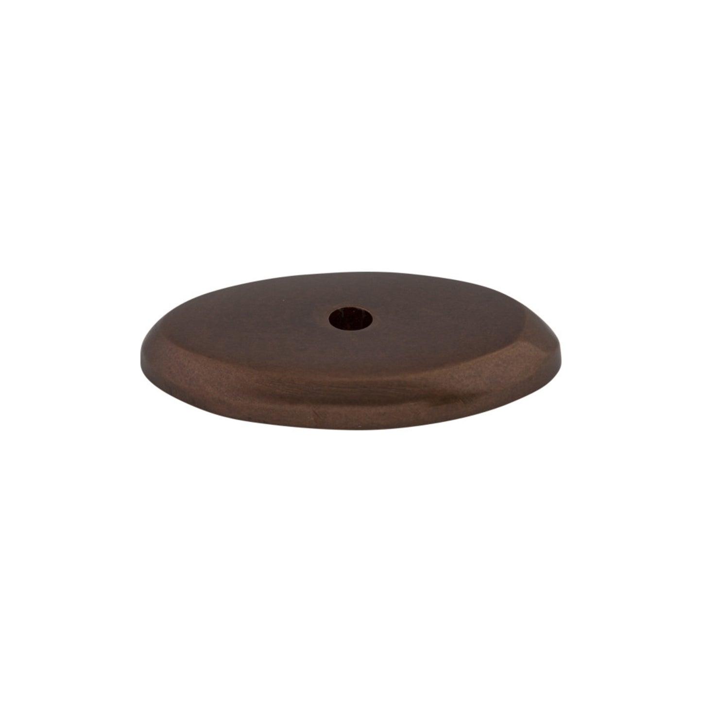 TOP KNOBS M1438 Aspen Oval Knob Backplate - Mahogany Bronze