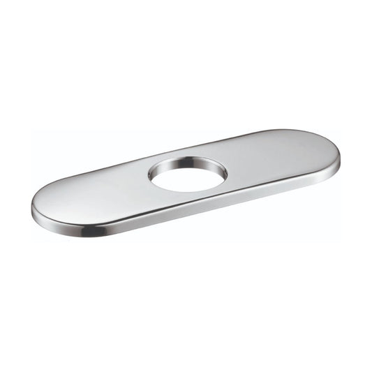 HANSGROHE 14018001 C Accessories Base Plate for Traditional Single-Hole Faucets, 6" - Chrome