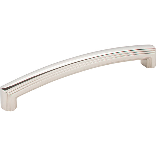 JEFFREY ALEXANDER 519-160NI Delgado 160 mm Center-to-Center Bar Pull , Polished Nickel