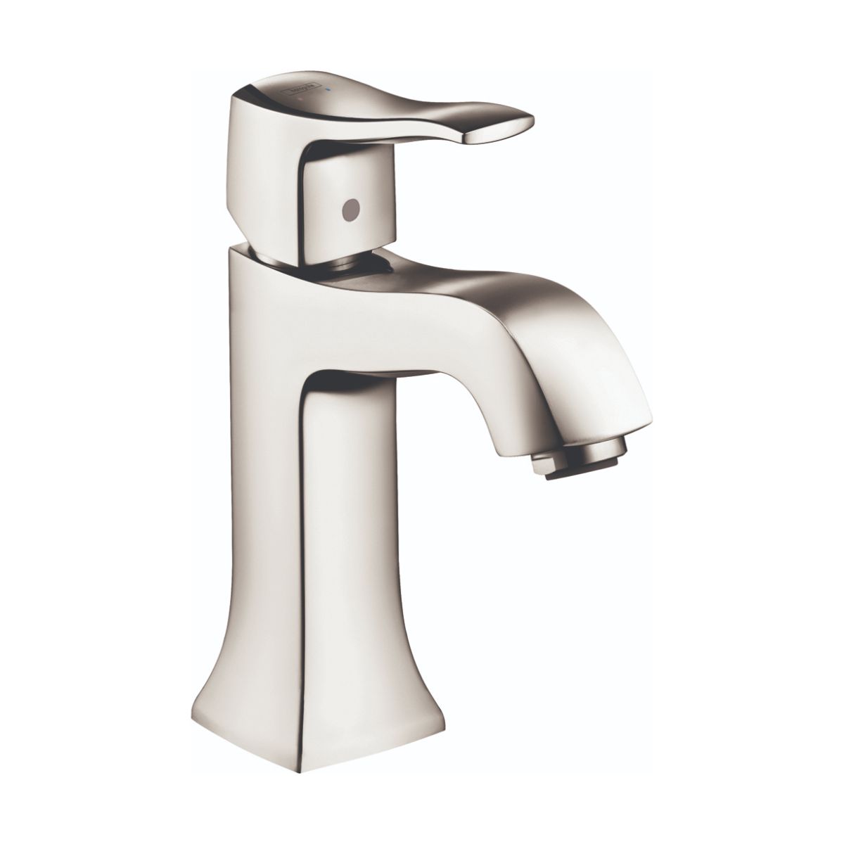 HANSGROHE 31075831 Metris C Single-Hole Faucet 100 with Pop-Up Drain, 1.2 GPM - Polished Nickel