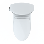 TOTO MS474124CEFG#01 Vespin Ii Two-Piece Elongated 1.28 Gpf Universal Height Toilet With Cefiontect And Ss124 Softclose Seat - Cotton White