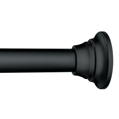MOEN TR1000BL Matte black tension rod - Matte Black