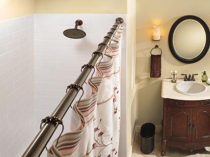 MOEN TR1000BL Matte black tension rod - Matte Black