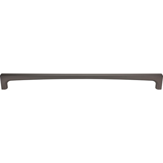 TOP KNOBS TK1019AG Riverside 18" Center to Center Appliance Pull - Ash Gray