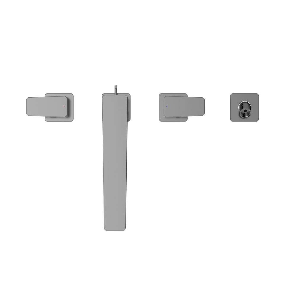 TOTO TBG07202U#CP Ge Two-Handle Deck-Mount Roman Tub Filler Trim With Handshower - Polished Chrome
