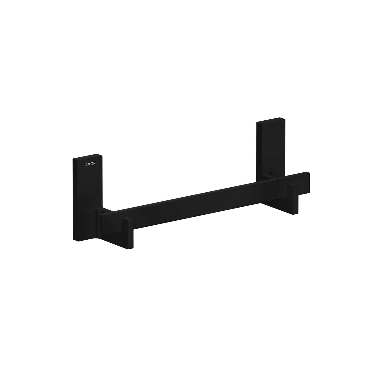 AXOR 42613670 Universal Rectangular Towel Bar, 12" - Matte Black