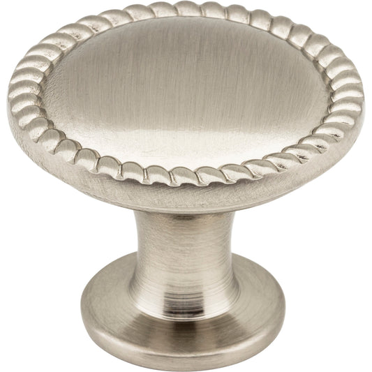 ELEMENTS Z115SN Lindos 1-1/4" Diameter Mushroom Knob - Satin Nickel