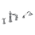 MOEN TS21102 Weymouth  Two-Handle Roman Tub Faucet Includes Hand Shower In Chrome