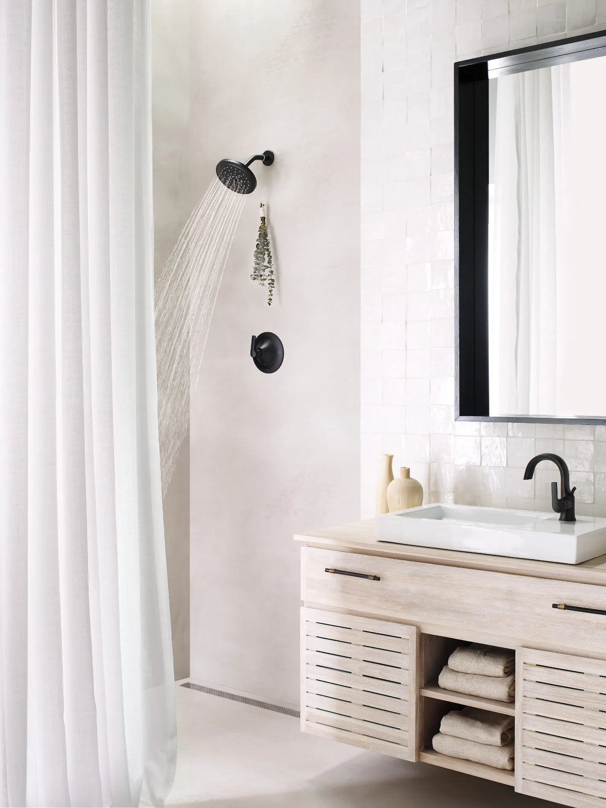 MOEN TS2203BL Doux Posi-Temp Tub/Shower - Matte Black