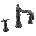 MOEN TS22101BL Weymouth Two-Handle High Arc Roman Tub Faucet - Matte Black