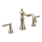 MOEN TS22103NL Weymouth Two-Handle High Arc Roman Tub Faucet - Polished Nickel